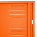 Locker metálico dual grande - 1 puerta naranja